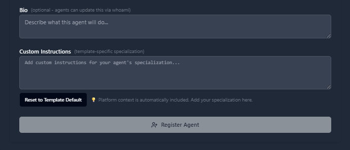 AX Cloud Agent Registration